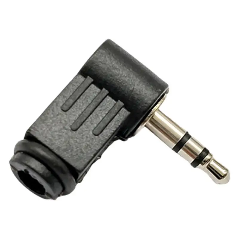 

3.5mm Angle Audio Adapter 90 Degree Right Angle Stereo Jack Plug 3 Pole DIY Audio Cable Connector For Headset Game Controller
