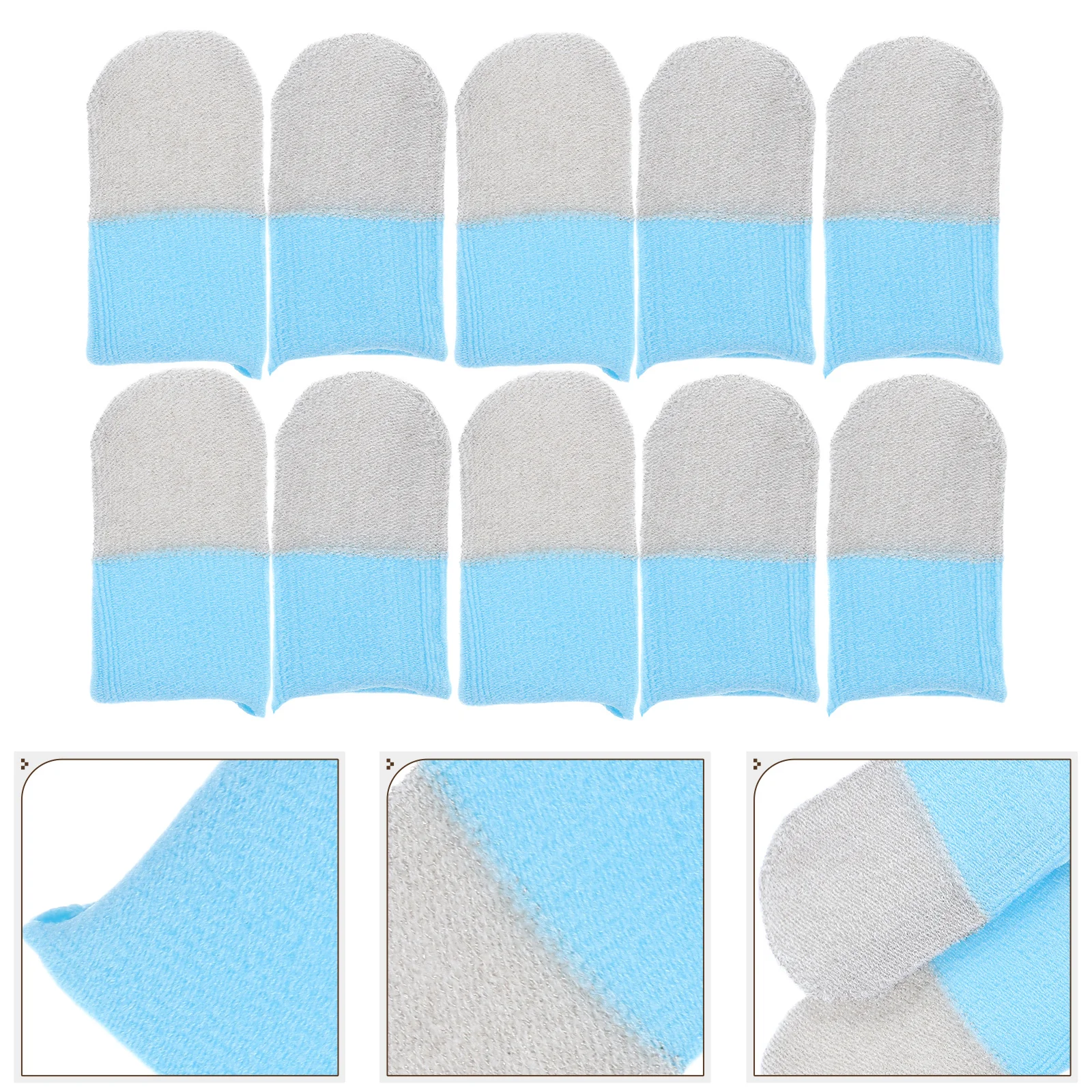 

20Pcs Ultra-Thin Gaming Finger Gloves Breathable Sweat-Proof Thumb Sleeves for Phone Tablet Touchscreen Devices Enhanced Grip