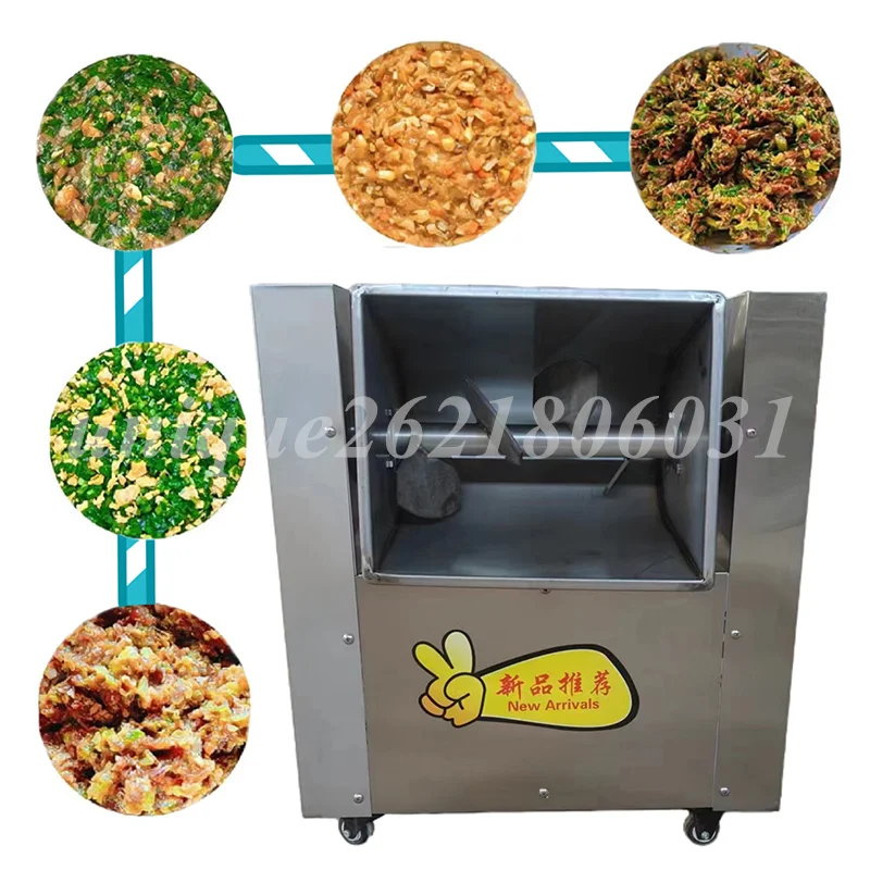 Multifunctional Stainless Steel Electric Meat Grinder Vegetable Mixer Mixing Machine 40L Sausage Stuffing Mixing Machine