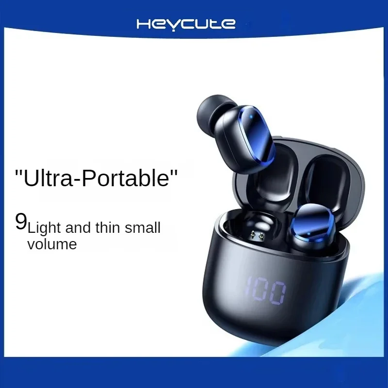 100% Original Heycute F40PRO Bean Mini Wireless Bluetooth Headset Power Digital Display Long Life Large Power in-ear Earphones