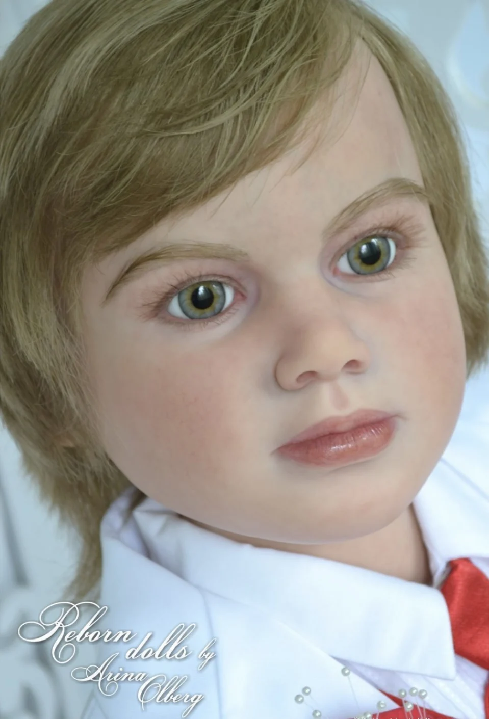 DLS 41 بوصة ضخمة تولد من جديد بيبي بوي غابرييلا مطلية بجسم من القماش وموصل #5