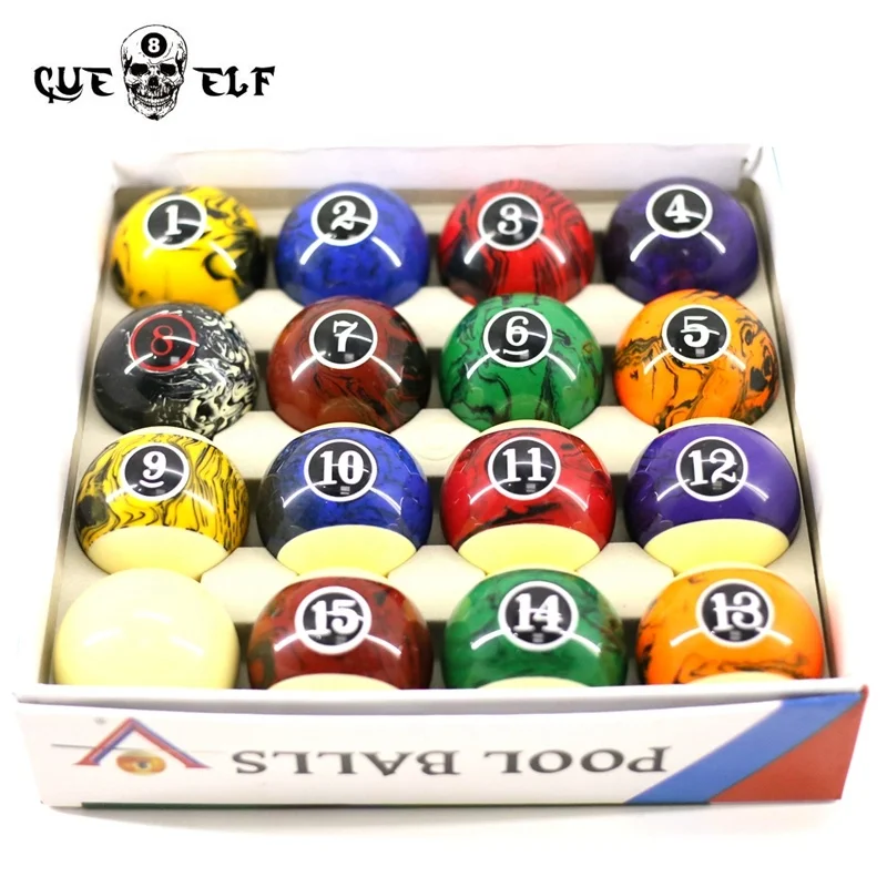 Cueelf 2020 complete 16 2-1/4inch pool balls set for sale