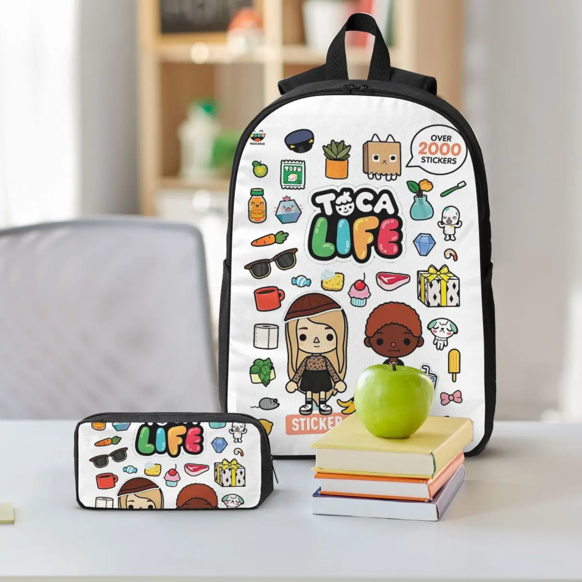 Toca Life Box Toca Boca Cute Game Backpack Student Boy Girl 