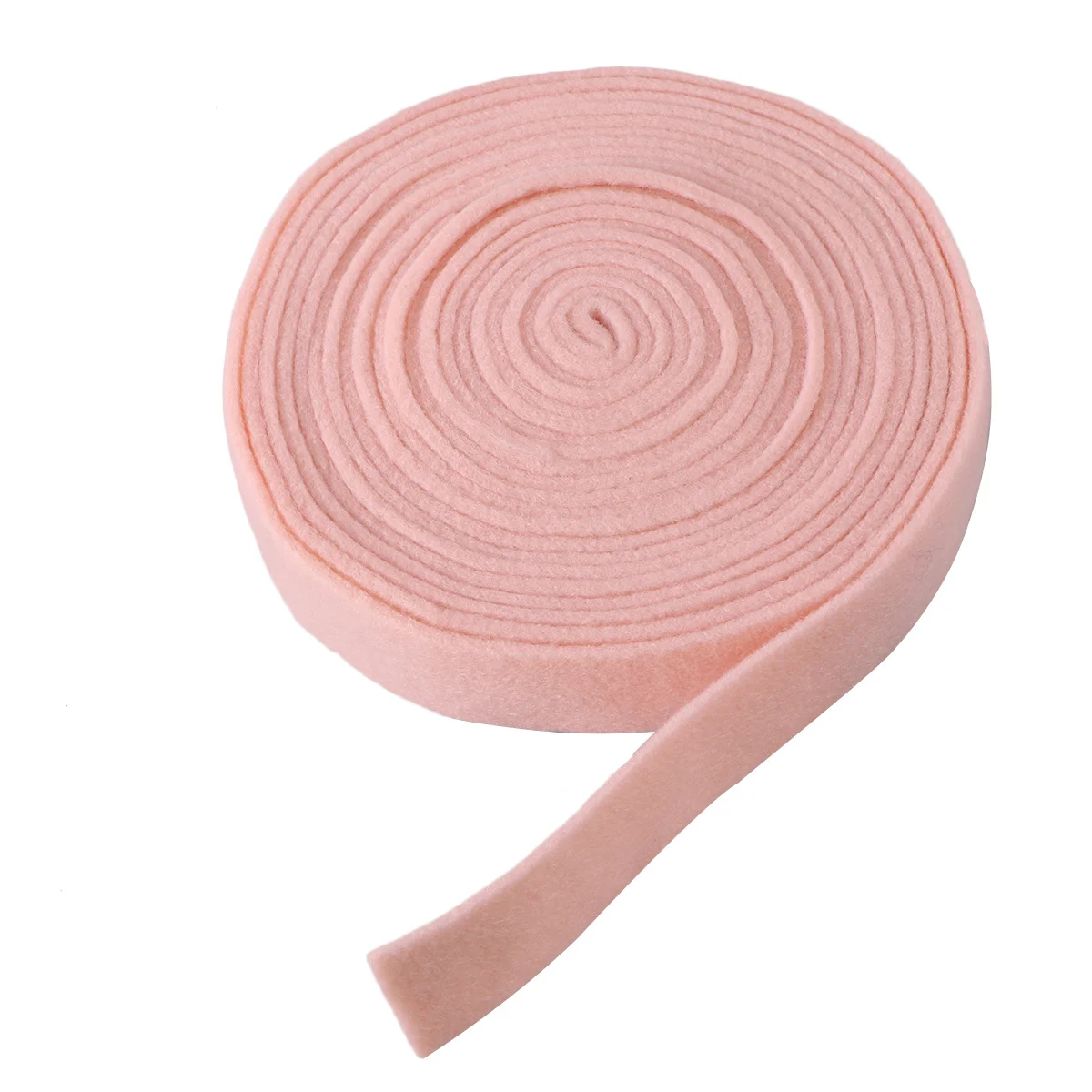 شريط من اللباد الصوفي بطول 5 أمتار، لون وردي، قابل للتحلل الحيوي للمشروعات اليدوية، زينة شجرة الكريسماس، أكاليل مزينة بالأقواس #6