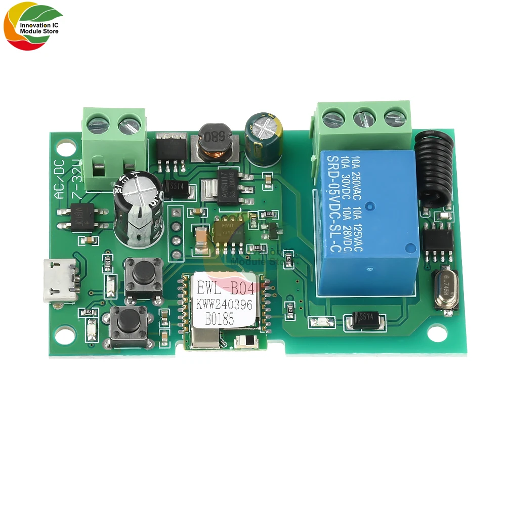 Dc 5V 7V-32V Wifi R… - image