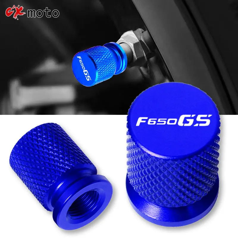 

F650GS LOGO For BMW F650GS/Dakar F 650 F650 GS 2000-2013 Motorcycle CNC Wheel Tire Parts Valve Stem Caps Cover