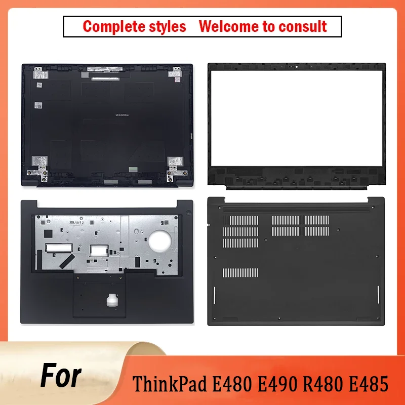 

Новый чехол для ноутбука ThinkPad E480 E490 R480 E485, верхняя крышка ЖК-дисплея/задняя крышка/передняя панель/нижний корпус 14 дюймов