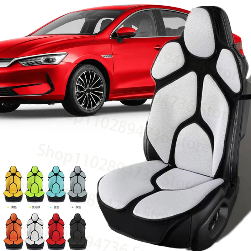 

FOR BYD QIN Cushion Car Seat Chair Back Mesh Lumbar Back Brace Massage Back Pad Support Home Office