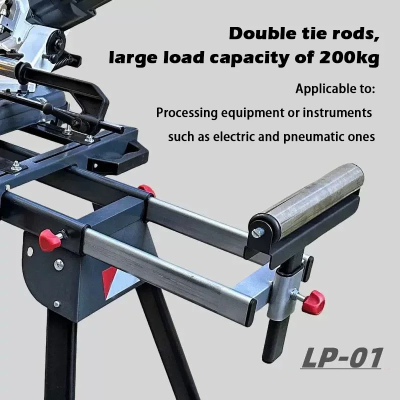 

Miter Saw Stand LP-OT Max Sliding Rail 200KG Load Capacity Quick To Install and Remove with Iron Frame Compatible&Portable