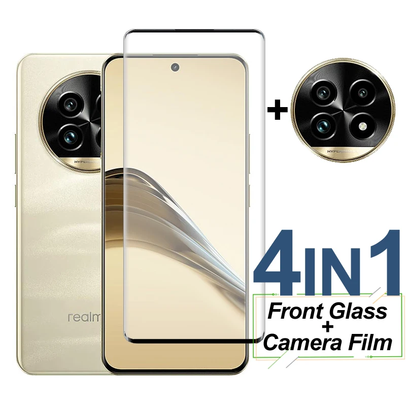 Full Cover Tempered Glass For Realme 13 Pro Glass Screen Protector Protective Phone Camera Lens Film For Realme 13 Pro Plus 5G