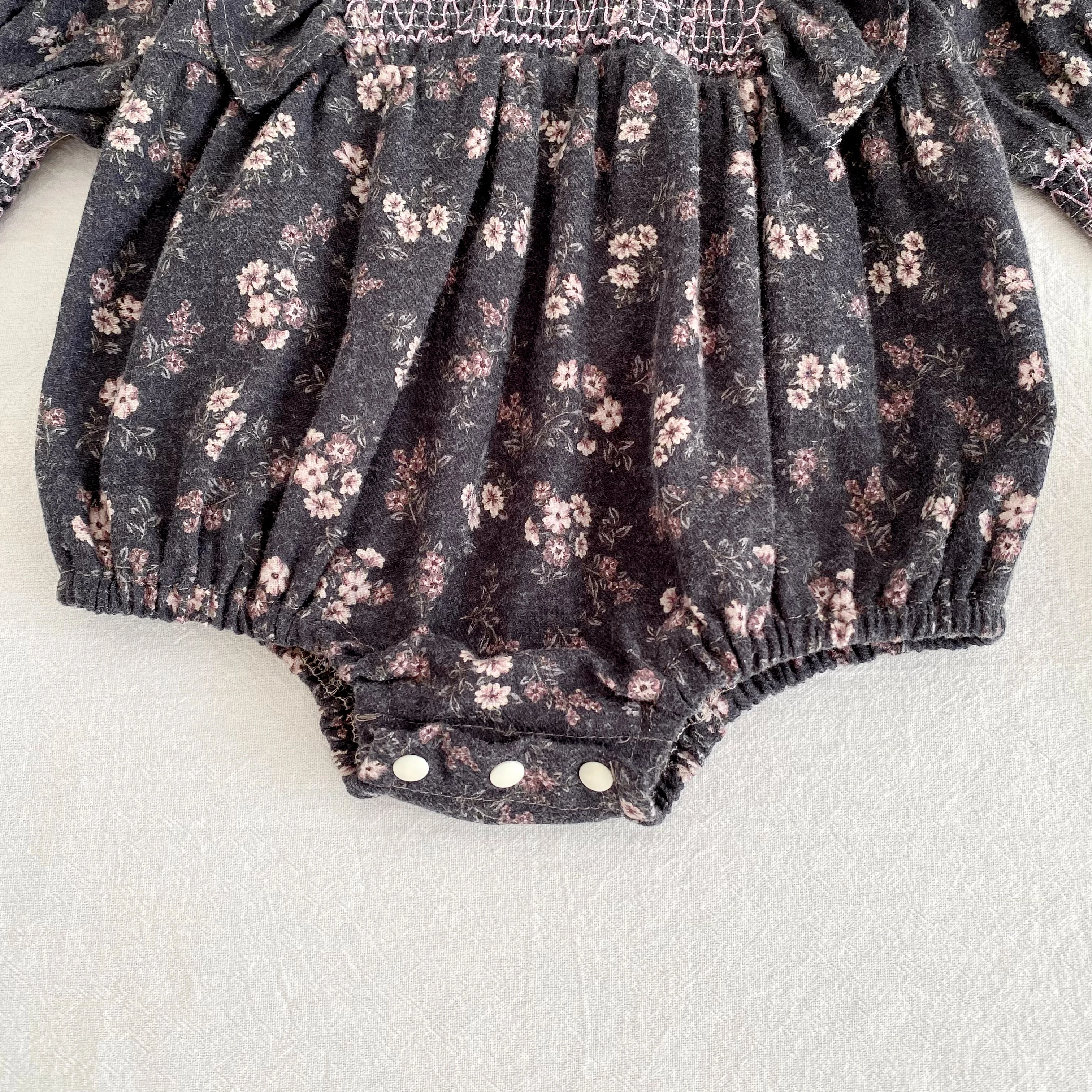 2026 Neu 0-24M Frühling Kleinkind Mädchen Strampler Langarm Baumwolle Bestickt Da Lan Baby Mädchen Overall Kinderkleidung – Detail 13