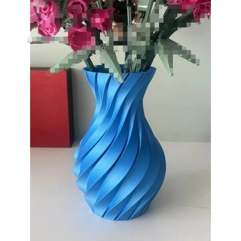 1pc Vase for Lego Bouquet Roses Flowers Flower Bouquet Building Blocks Model Bricks Vase Dispaly DIY Toys For Kids Gift - view 2