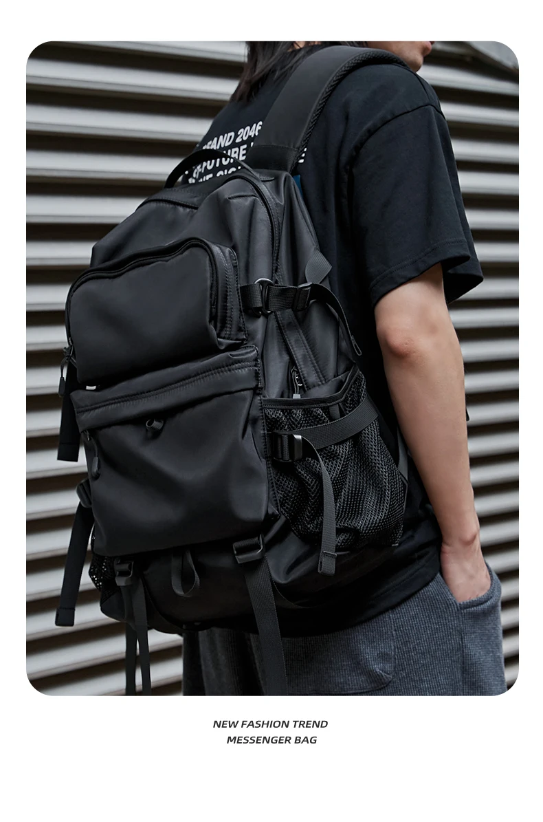 MOYYI Light Weight Casual Laptop Backpack for Men Large Space Waterproof Travel Daypack Women Teenage School Book Bag Bagpack