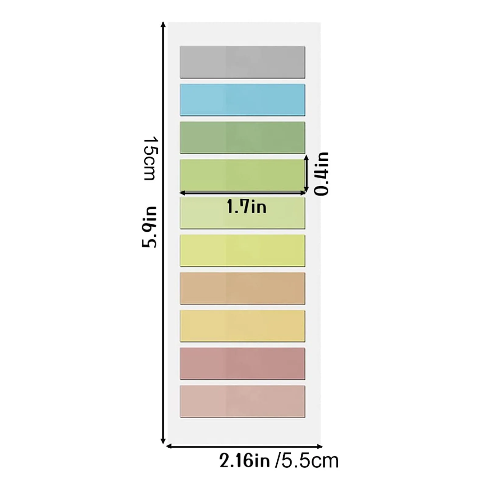 Morandi 60 Color Index Sticker Self-Adhesive Retro Small Self-Adhesive Sticker Transparent Extremely Fine  Note