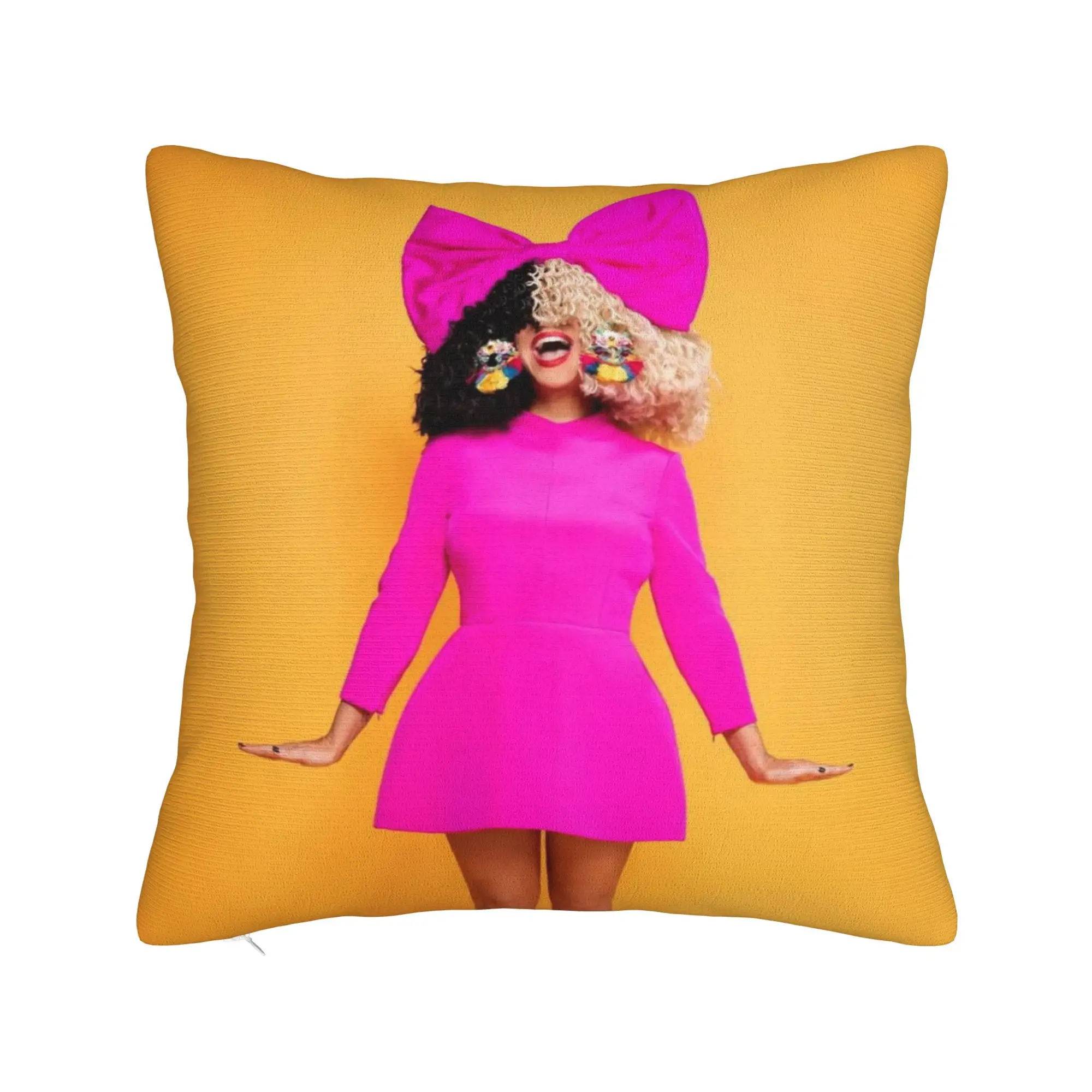 Sia F-Furler Reasonable Woman Pillow Cover  Morden Pillow Case For Couch Sofa Bedroom Soft Pillowcases Birthday Gift