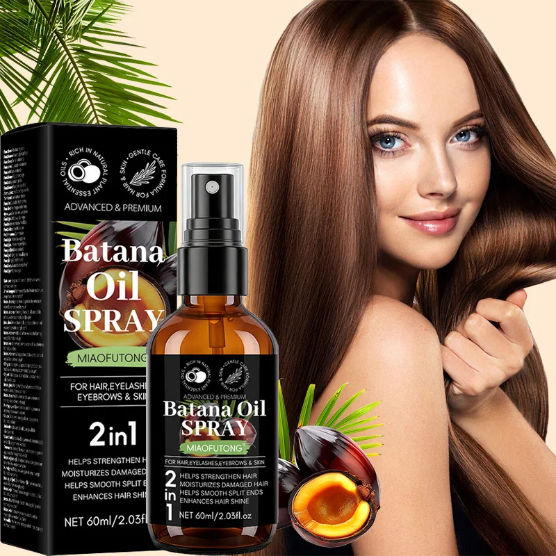 

Batana Oil Hair Care Essential Oil Spray Dense Hair Tighten Hair Improve Dry Frizz Softness refreshing easy to absorb