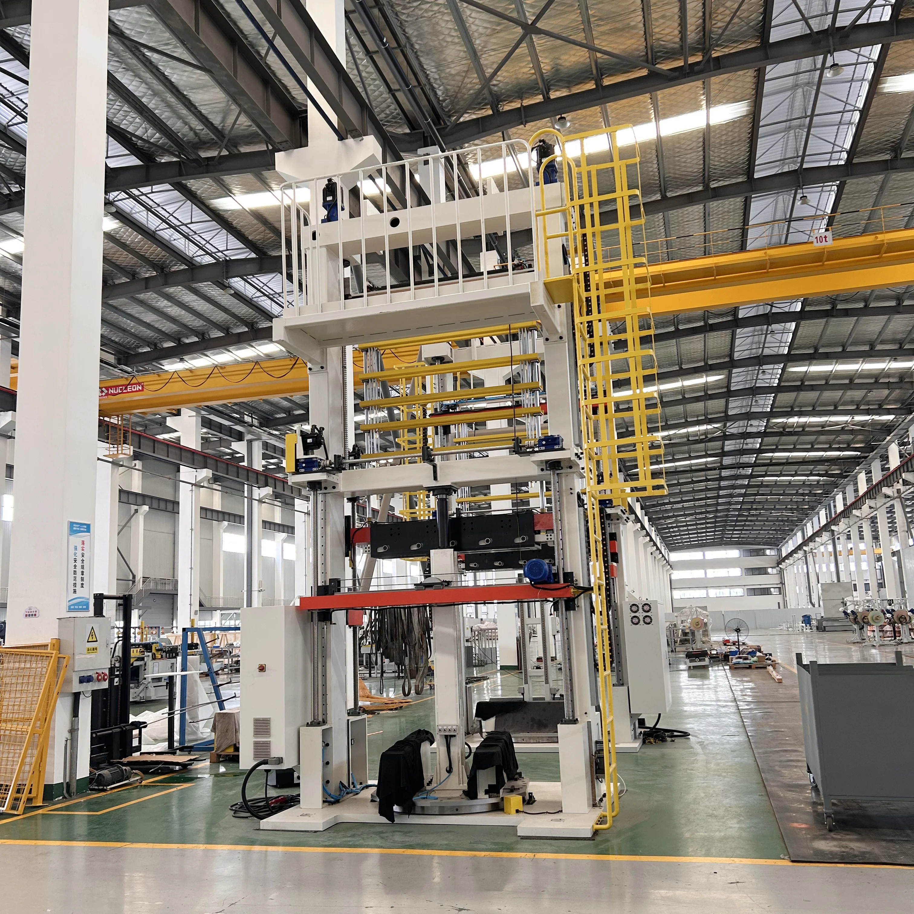 خط آلة توسيع أنبوب الباب العمودي الهيدروليكي الآلي بالكامل