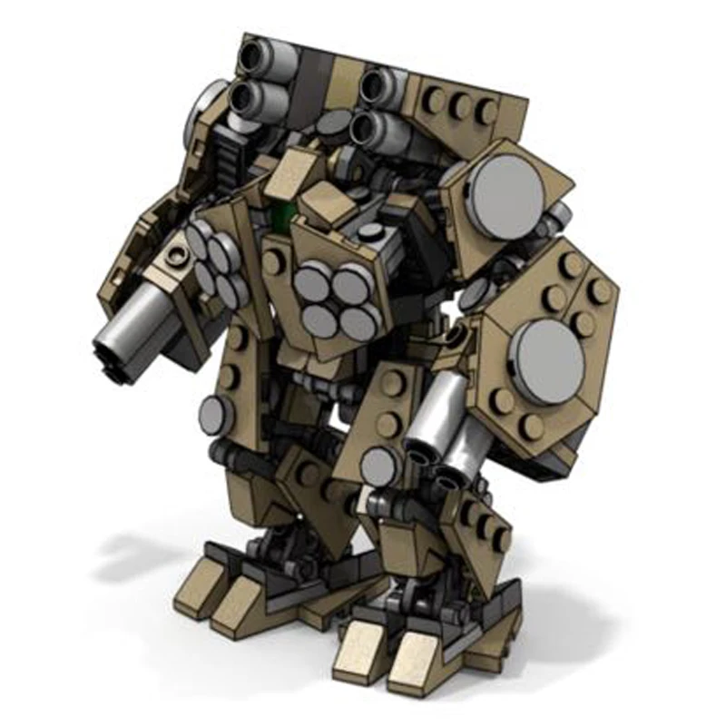 

Mecha Fighting Warfare Soldier Robots Model Assembly Small Particle Building Blocks MOC Toys For Children Bricks Kids Toy Dolls