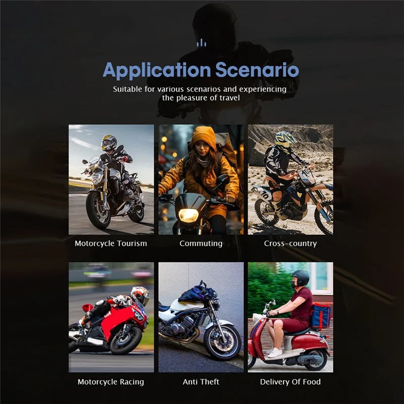

Waterproof 5 Inch Motorcycle Driving Recorder 2K Dual Recording Tire Pressure Monitor WIFI Carplay Projection Navigation