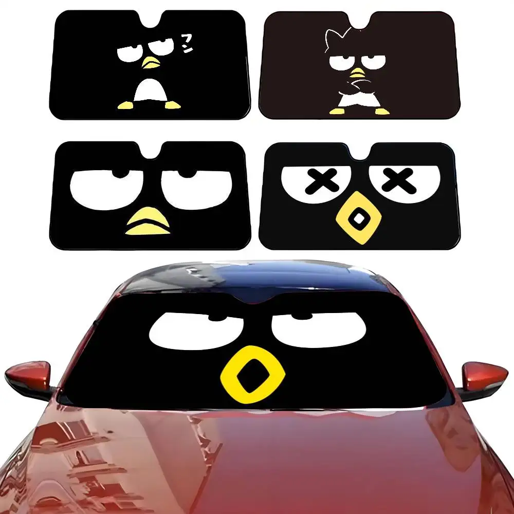 

Funny Cartoon B-Badtz-MaruS Cute Car SunShade Windshield Anti-UV Protection Front Sun Shade Protector for Vehicle Interior