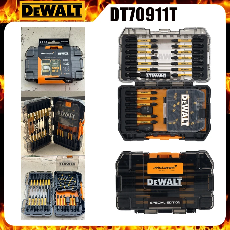 dewalt-dt70911t-51個入り-f1-スペシャルエディション-flextorq-インパクトスクリュードライバービットセット-電動スクリュードライバー用