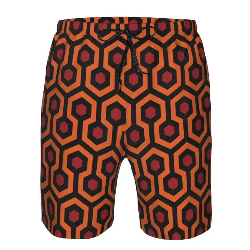 The Shining Overlook Hotel Summer Cool Flat Corner Shorts Sports Outdoor Street Stretch Shorts Beach Shorts Street