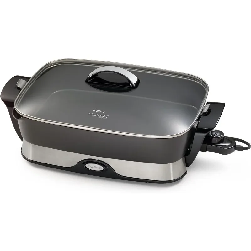 Presto 06857 16-inch Electric Foldaway Skillet, Black