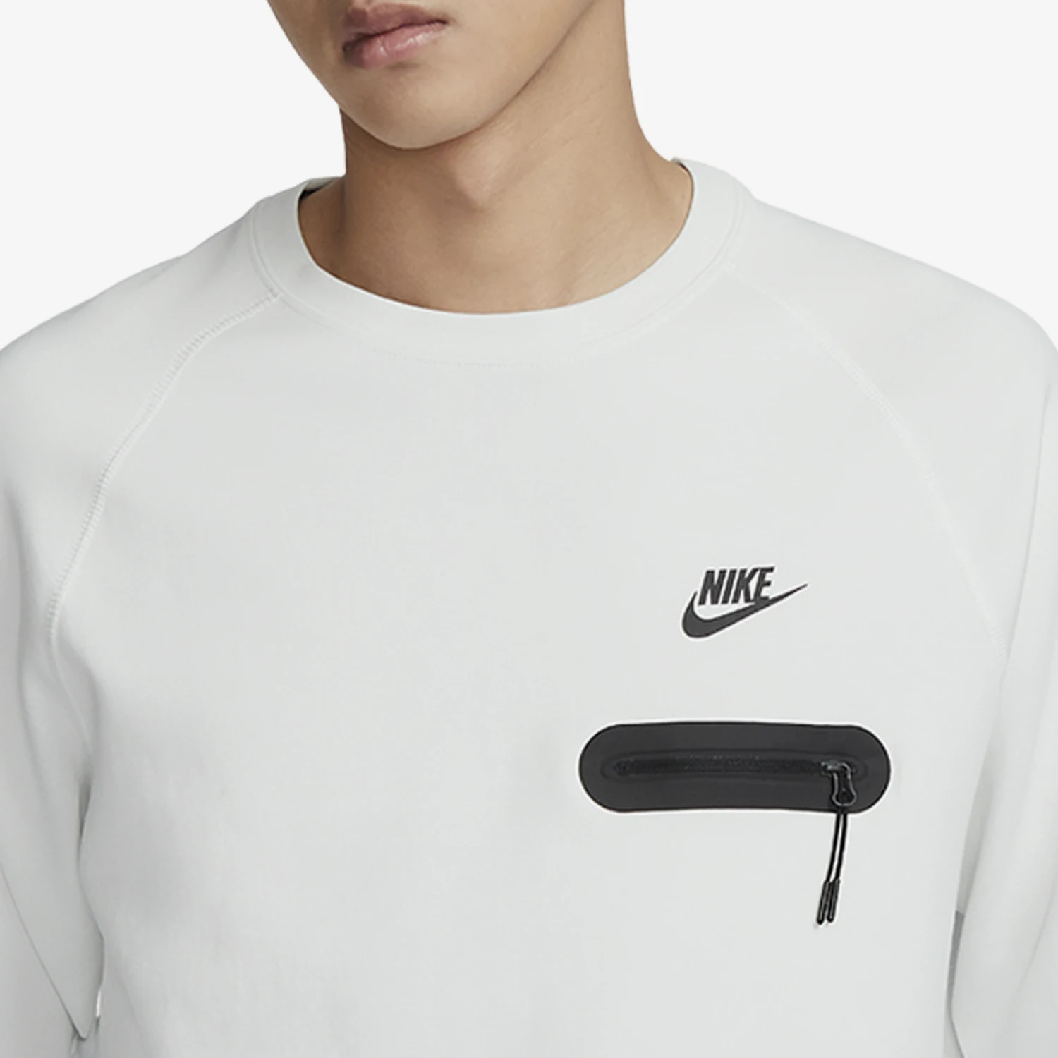Nike Genuine Product TECH FLEECE Men's Loose Pocket Round Neck Sweatshirt FD9881-121