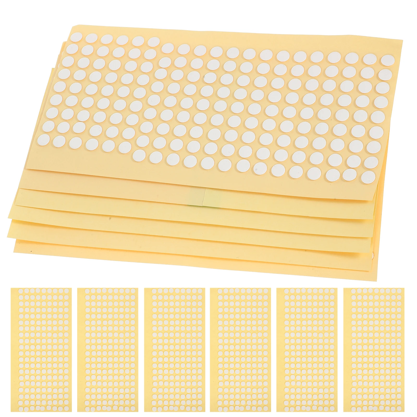 

1000pcs Adhesive Dots Double Sided Tape Clear Round Stickers 8mm 1mm Thickness DIY Decoration Photo Wall Removable No
