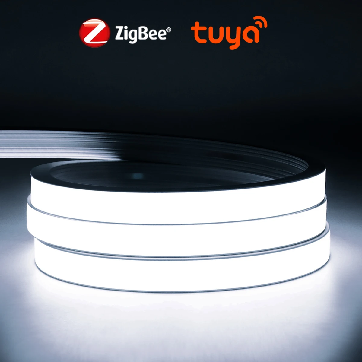 Rybakov ZigBee 3,0 Wifi COB LED Streifen Smart Tuya 5V USB Licht Neon LED Band Mit Dimmbaren Dimmer LED Controller Alexa Lampe Schrank Dekor 5