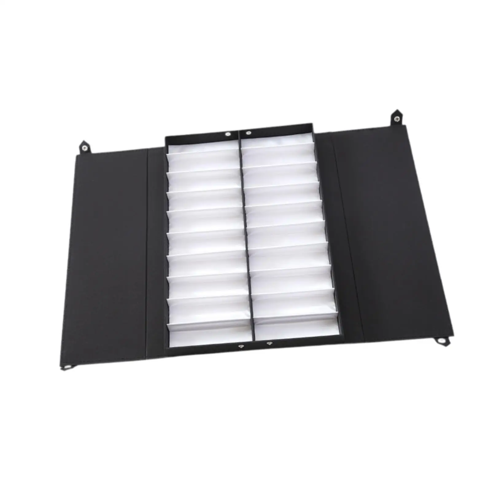Glasses Display Box 20 Compartment Eyewear Case for Tabletop Travel Home
