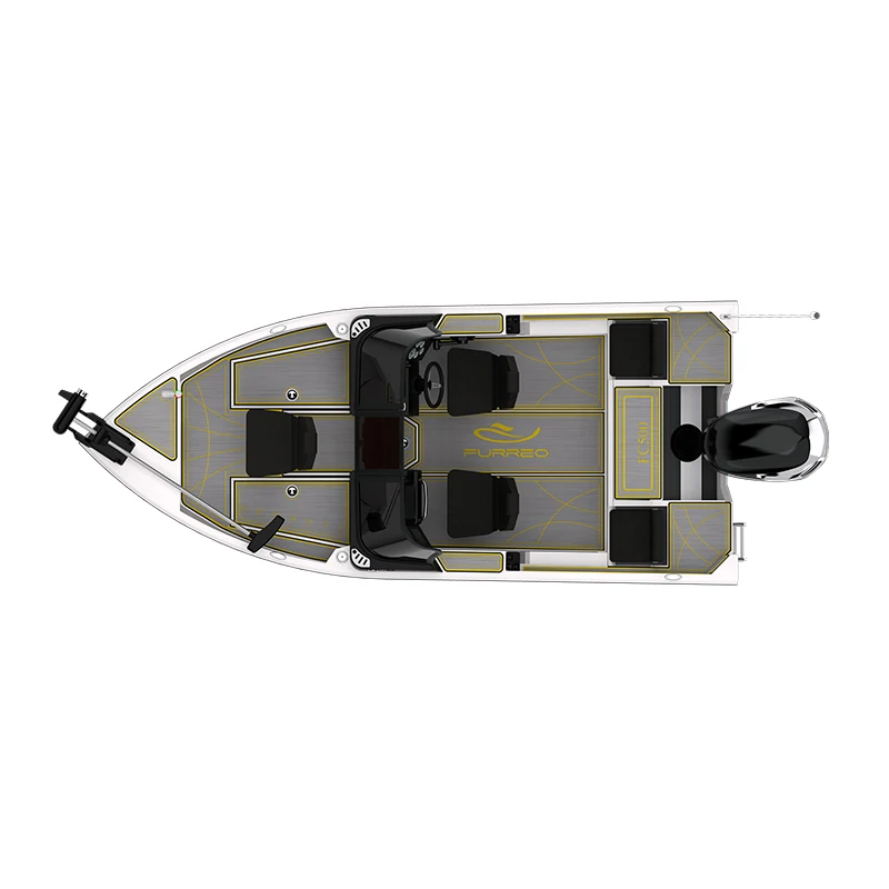 Manufactory Direct Aluminum Boat Equipped with Bass Boat Livewell and Rod Holders for Enhanced Fishing Experience
