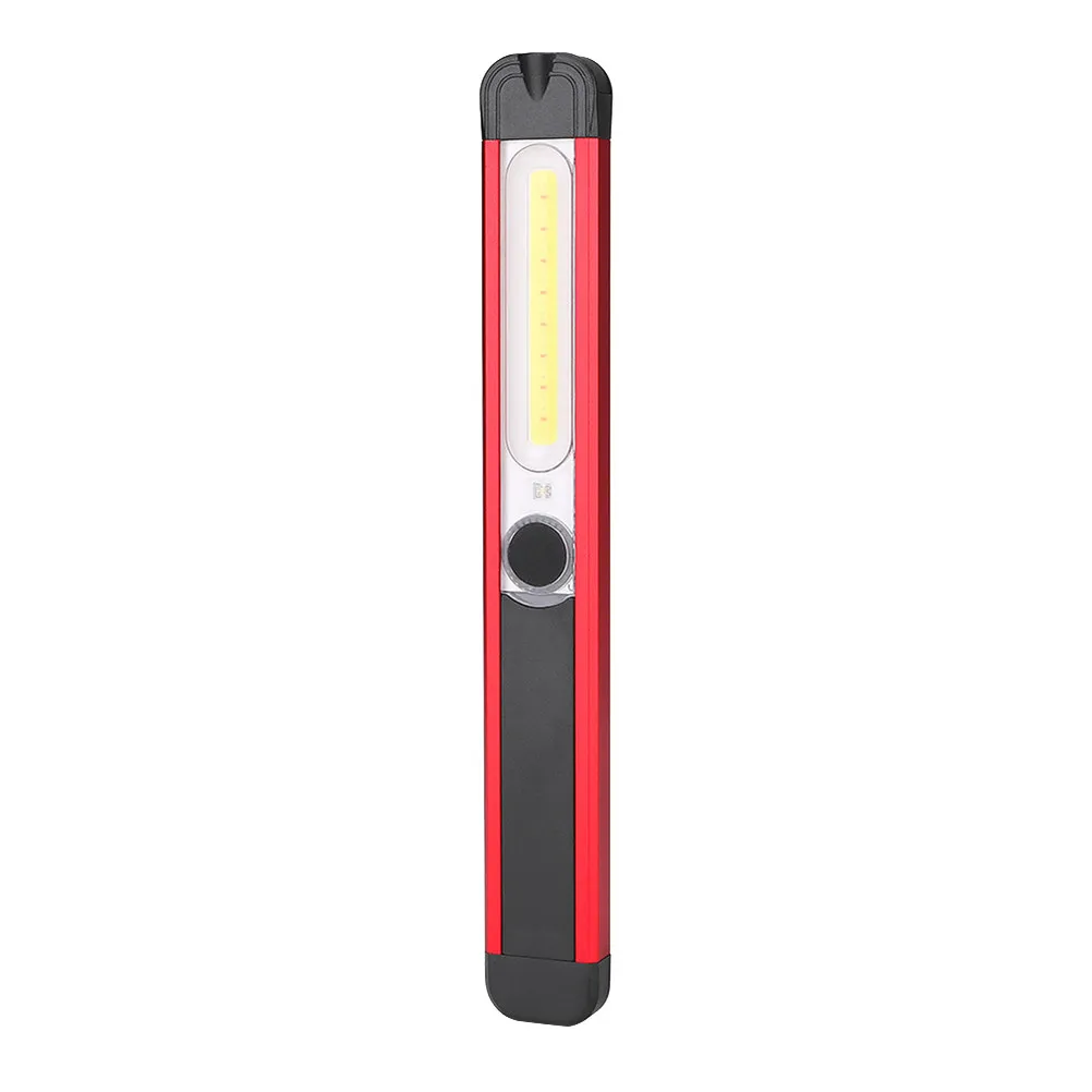 

1Pcs USB Charging Cob Maintenance Flashlight Aluminum Alloy Portable Working Inspection Lamp 5 Modes Magnetic Belt Clip for Auto