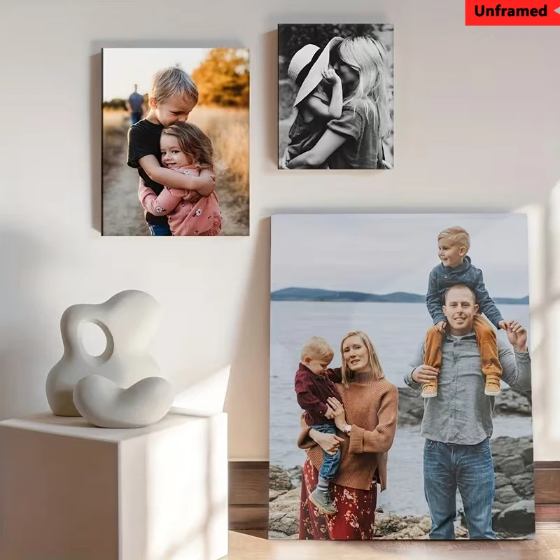 Custom Canvas Prints Photo Wall Art Personalized Poster for Family Life Pets Anime Birthdays Weddings Scenery Home Decor Gifts image 5