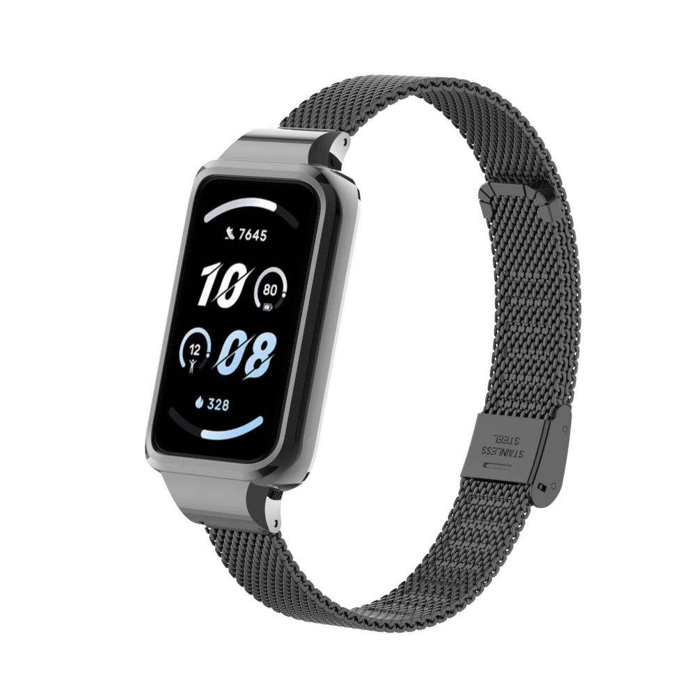 Para honor band 9 pulseira de metal caso protetor para honor band 9 pulseiras capa para honor band 9 pulseira protetora escudo quadros