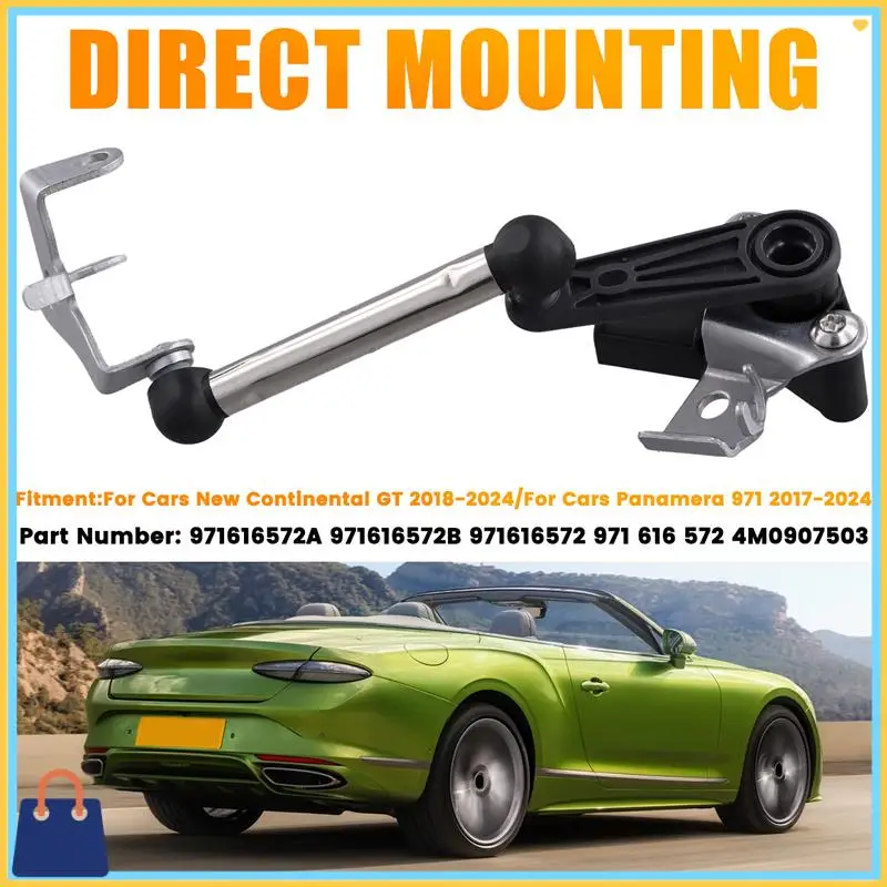 Wydajny wspornik czujnika wysokości tylnego prawego zawieszenia 971616572A dla Porsche Panamera 971 Bentley Continental GT 2018-2024