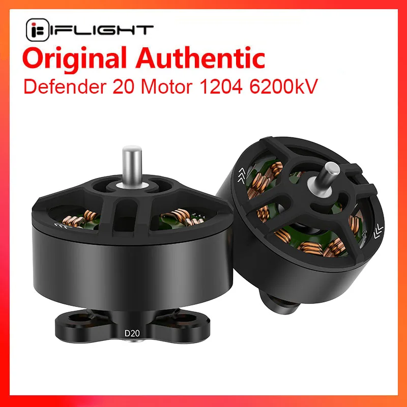 

iFlight Defender 20 Motor 1204 6200kV with 1.5mm Shaft for FPV spare parts