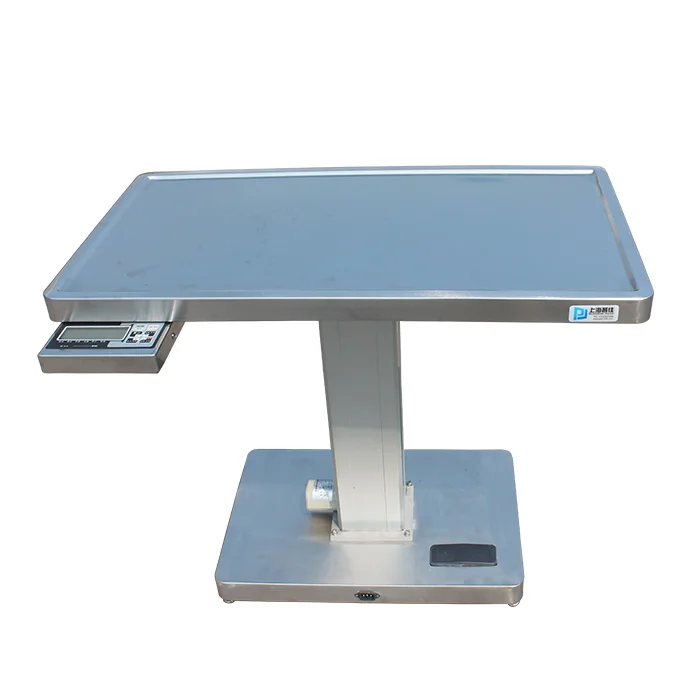 

Veterinary Equipment electric lifting vet operating table treatment exam table with scale for animals