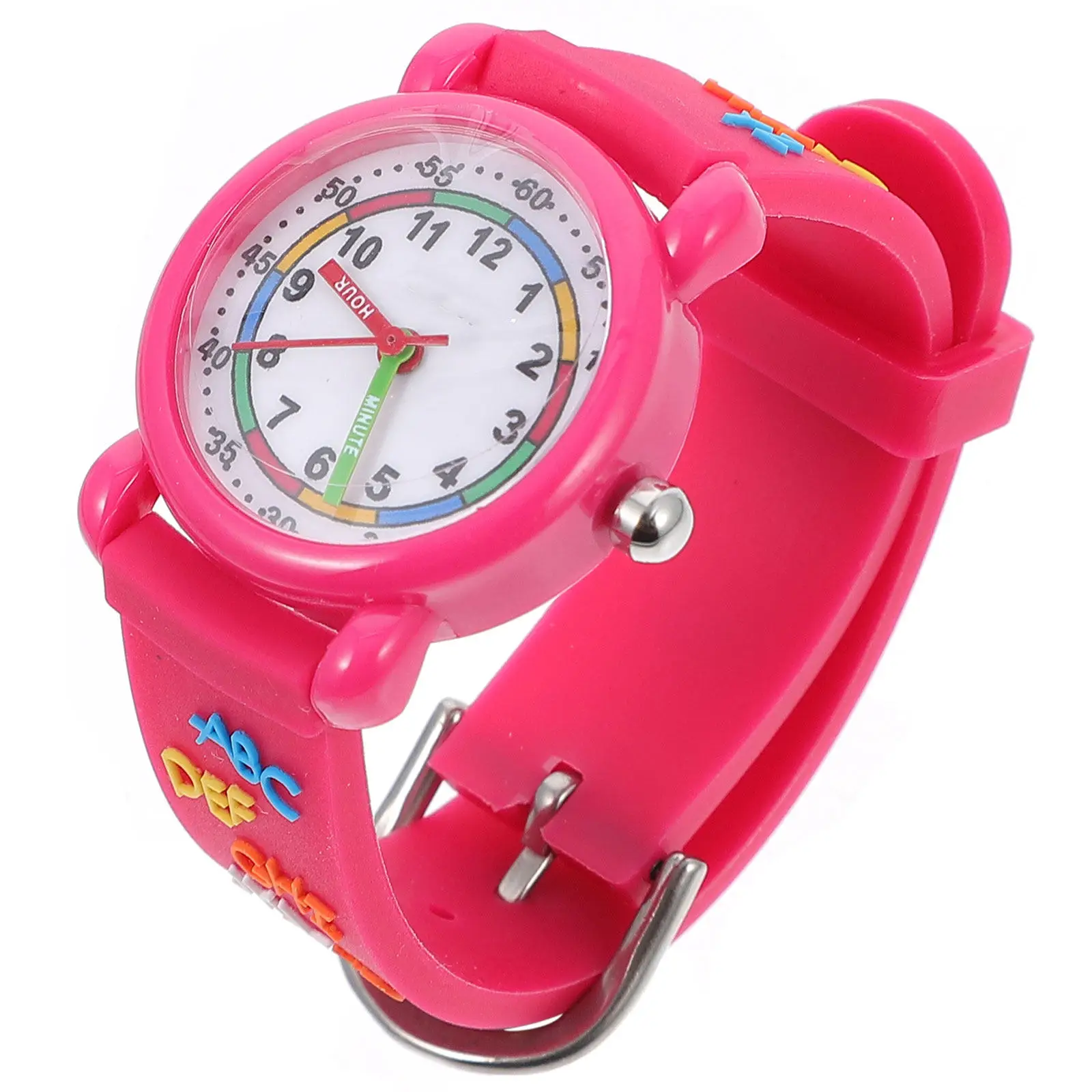 1Pcs Cartoon Kids Watch Girls Lovely Waterproof 3D Multi-Functional Colorful Dial Learning Time Children Gift Girls Watch