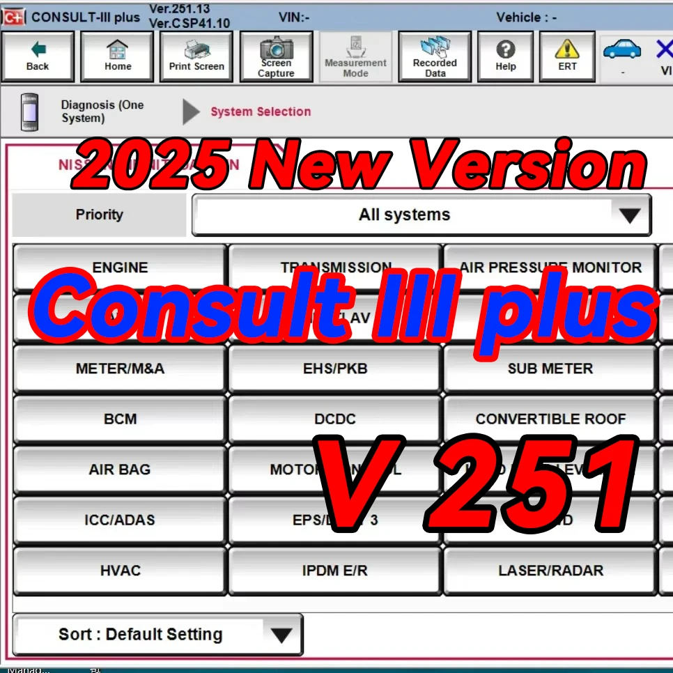 2026 NEW version For Nissan Consult III For Nissan Consult 3 Plus 253 Diagnostic Software Support Immobilize and ECU Programming