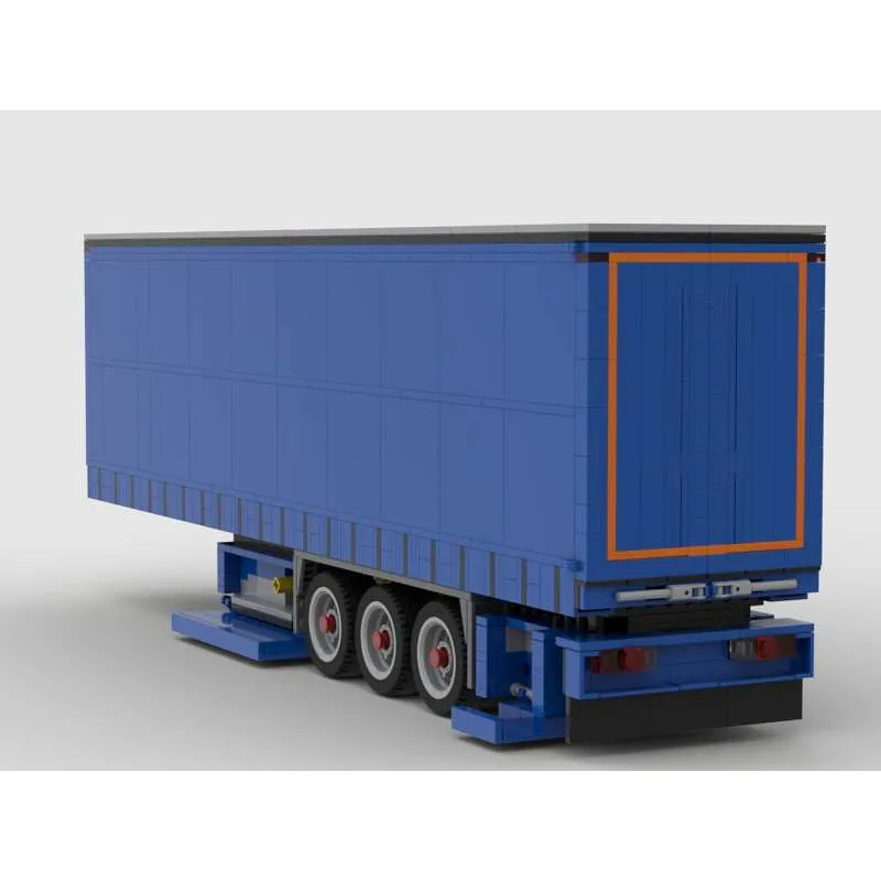 

MOC-37499 City New Container Semi-Trailer Building Block Model 929 Parts Boys Children's Birthday Building Block Toy Gift