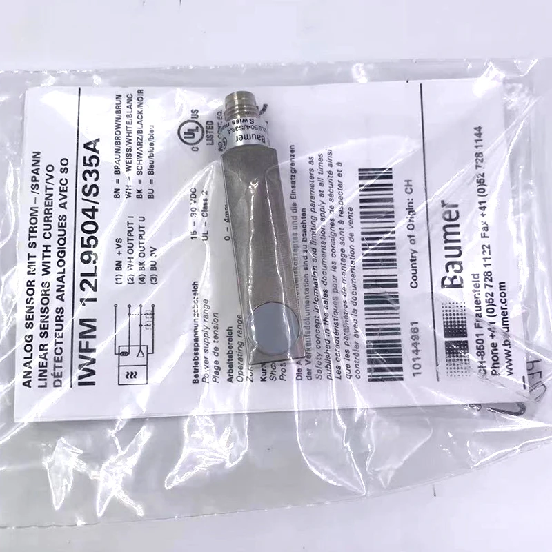 IWFM 12L9504/S35A ultrasonic sensor inductive proximity switch ranging sensor brand new original