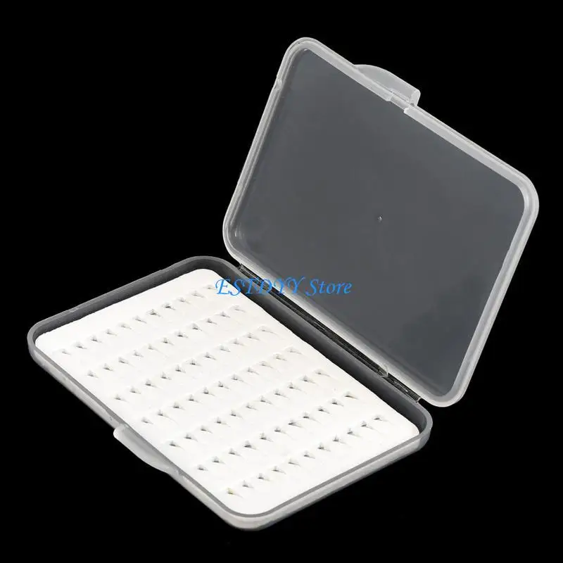 G6DE Waterproof Fly Fishing Box Clear Slit Foam Fishing Tackle Storage