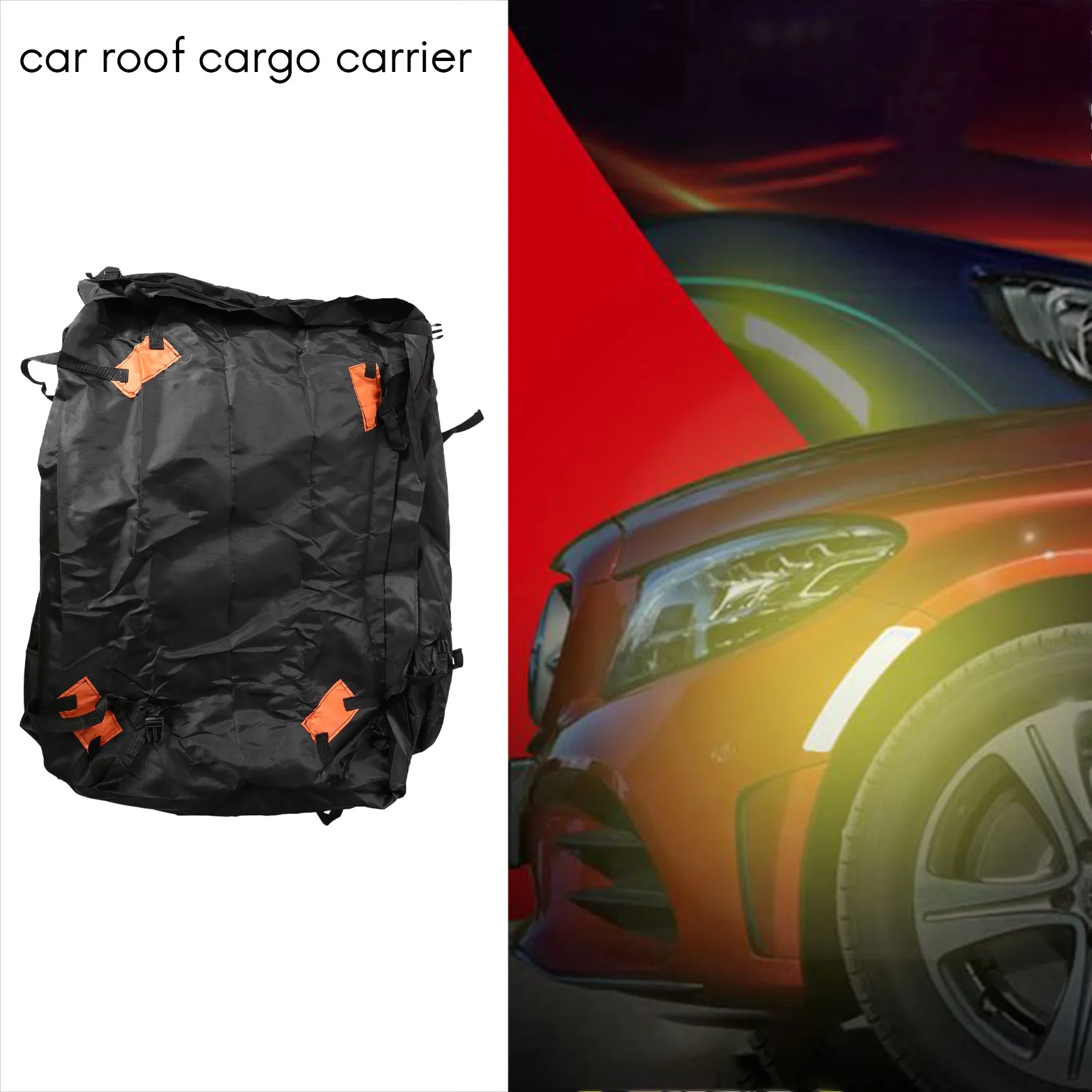 Outdoor Waterproof Car Roof Top Rack Carrier Cargo Bag Car Rooftop Cargo Bag Travel Luggage Storage Cube Bag with Mat