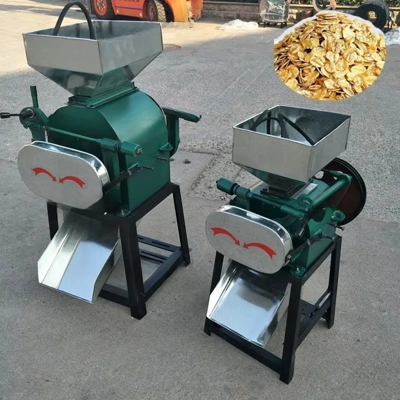 Small Oats Breakfast Cereals Oat Flakes Maker Wheat Barley Flakes