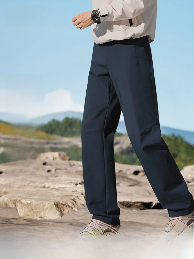 

Мужские повседневные брюки Snow Flying 2026: прямые штаны в стиле рабочей одежды для активного отдыха, модные городские брюки-парашюты