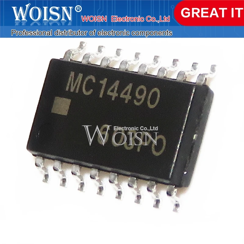 

5PCS MC14490 14490 SOP-16-5.2MM