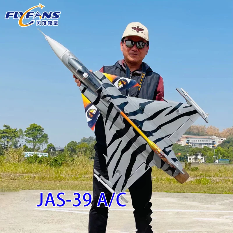 JAS-39A/C 80 مللي متر أنبوبي EPO Gripen صورة آلة حقيقية ثابتة الجناح كبير طائرات التحكم عن بعد طائرات التدريب المقاتلة #1