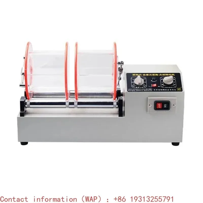 【Best-selling】New K1320 Roller Polishing Machine Walnut Copper Coin Text Game Cleaning Polishing Large Roller Gold And Silver Je