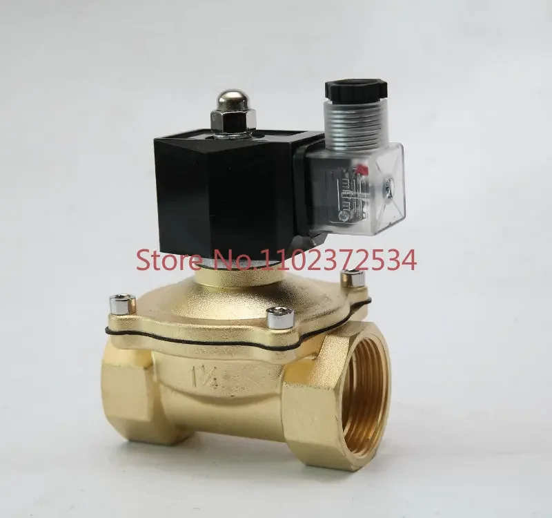 Brass normally closed solenoid valve 4 minutes 6 minutes 1 inch anti tide valve air valve